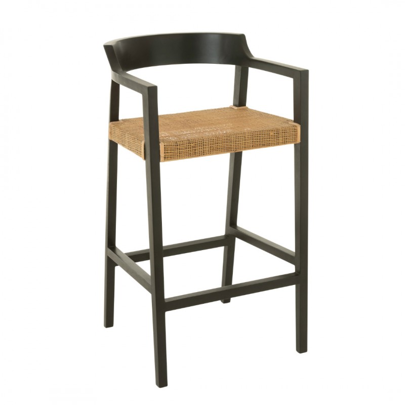 BARSTOOL MM TEAK BLACK 100